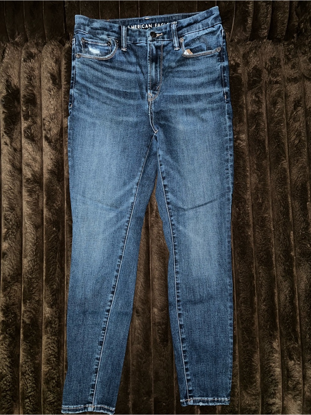 American Eagle Outfitters Dark Blue Skinny Jeans